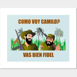 Fidel y Camilo Posters and Art